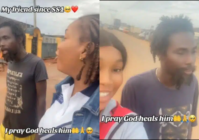 Emotional moment lady meets her old friend from SS1 who’s mentally challenged