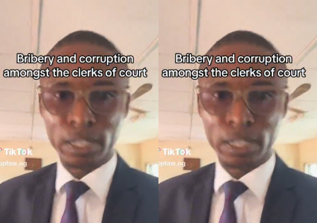 Nigerian lawyer cries out after court clerk demands 20k to submit document to magistrate for signing