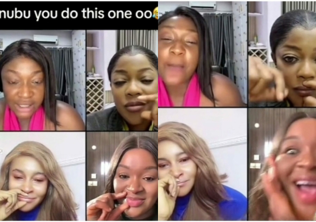 "This hardship touch everybody" - Netizens react as Chacha Eke, Lizzy & others battle for gifts on live video