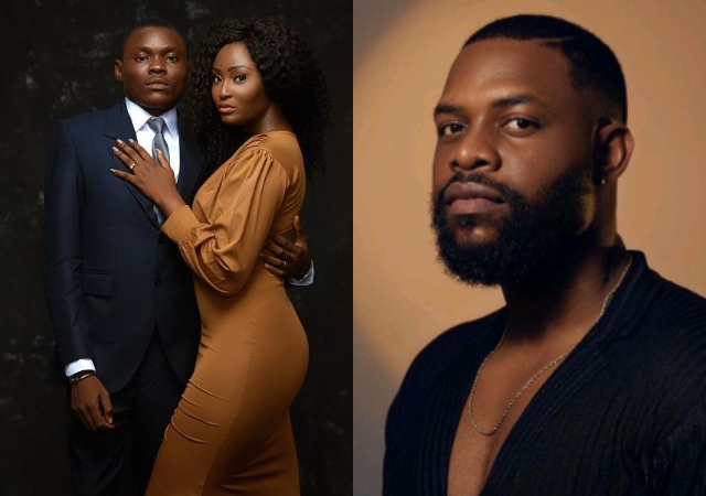 'If I catch you outside" - Scarlet Gomez’s husband, Temi drags Efa Iwara for marrying his wife in film 