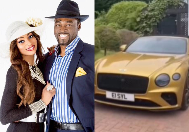 Ex-beauty queen, Sylvia Emechete receives a Bugatti from her husband on her 45th birthday today