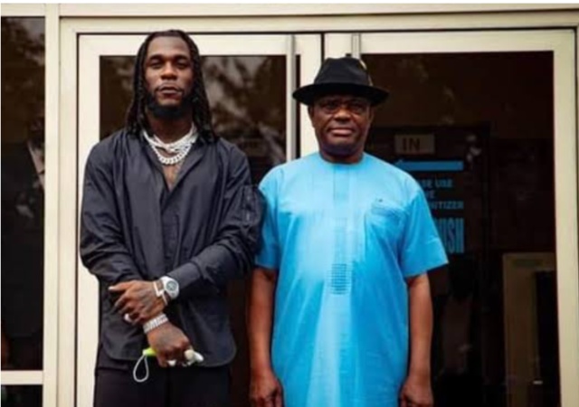 Burna Boy Denies Receiving Land or Money from Nyesom Wike