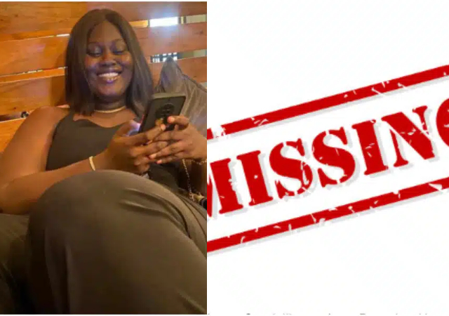 Nigerian lady has being declared missing after leaving Ibadan for Lagos