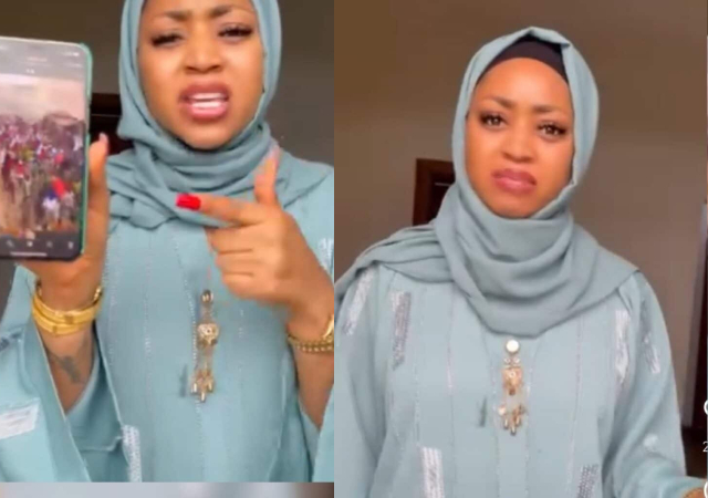 “Better shut up, who is ur mate” – Netizens drag actress Regina Daniels for ranting against #EndBadGovernance protesters in the north