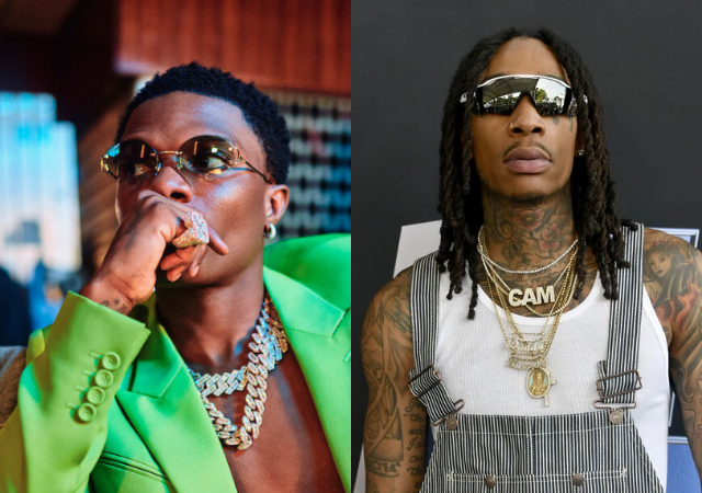 Netizens reacts as Billboard erroneously tags Wiz Khalifa in Wizkid featured song