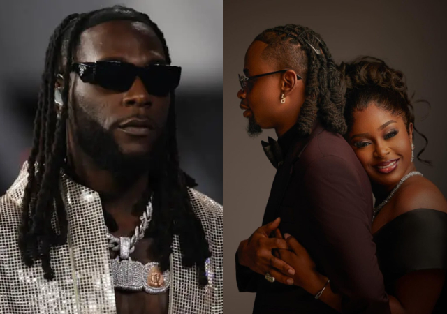 Singer Burna Boy reacts to Yhemo Lee’s wedding ceremony