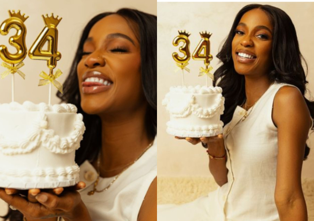 Actress Efe Irele celebrates 34th birthday in style