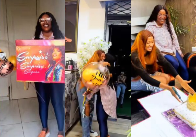 Actress Empress Njamah delivers heartfelt birthday surprise to May Edochie