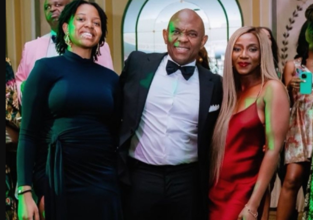 Actress Genevieve Nnaji link up with Tony Elumelu at the UN General Assembly in New York