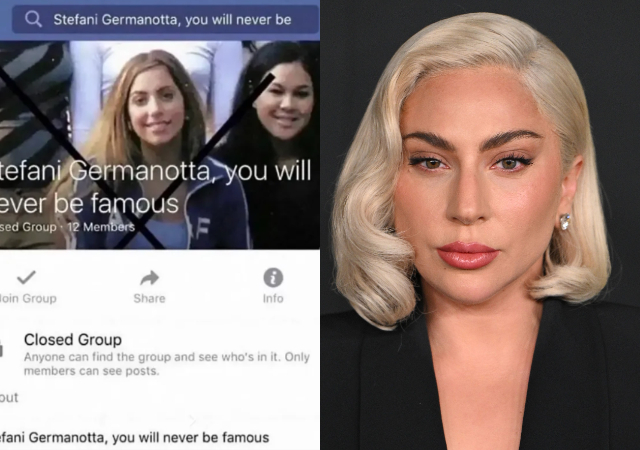 Lady Gaga Claps Back At Ex-Classmate's Facebook Group Claiming She'd Never Be Famous