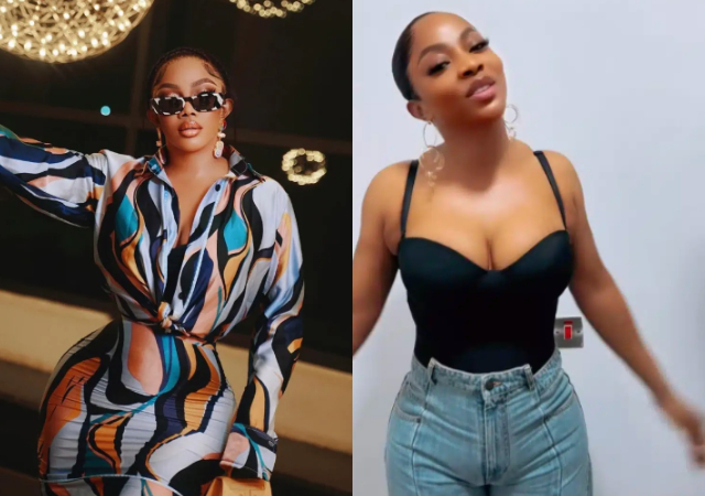 Naysayers accuse media personality, Toke Makinwa of wearing diapers in a viral video