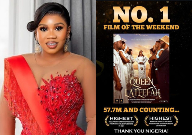 Actress Wumi Toriola grateful as new movie hits N57.7 million in cinemas