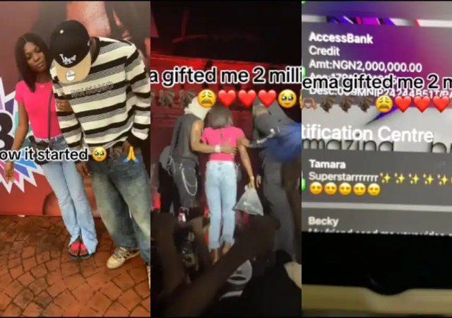 Nigerian lady who received N2M at Rema’s concert shares full gist