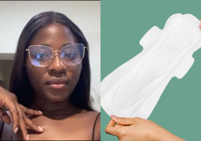 Netizens reacts as lady claims she spends N70K on sanitary pads monthly