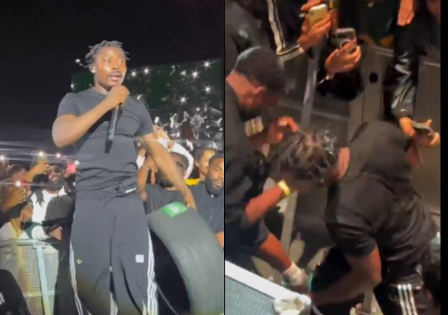 Asake surprises Dublin fans with a playful boxing match during his concert