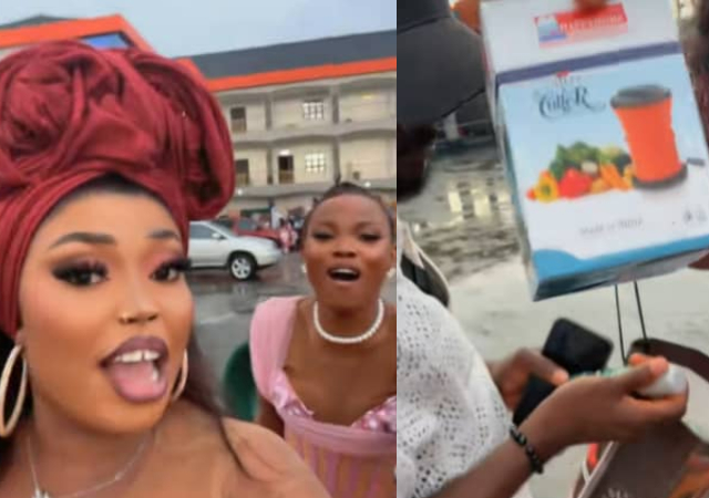 Nigerian lady drags couple for giving her 'nonsense' gifts after spending a lot on asoebi