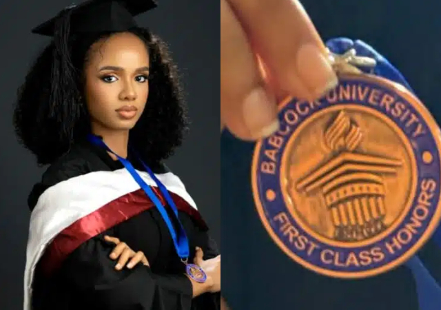 19-year-old lady graduates with a perfect 5.0 CGPA in Computer Science at Babcock University