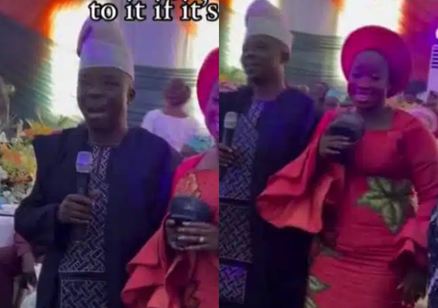 Nigerian dad publicly declares daughter a virgin, dares groom to prove him wrong in viral video