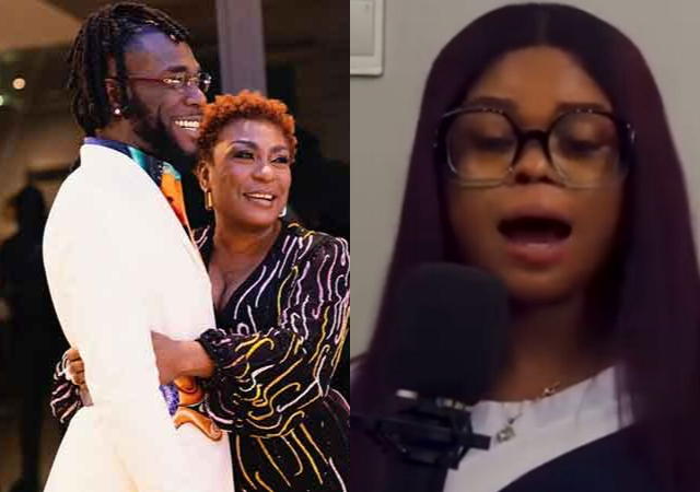 Nigerian lady who accused Burna Boy of abandoning her responds to Nigerians calling her ugly