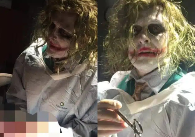 Doctor delivers baby in Halloween costume 