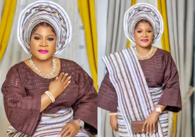 Funsho Adeoti's 50th birthday sparks controversy as she snubs husband's apology