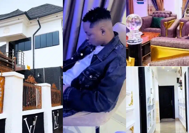 Nigerian man splashes millions on his first house with Versace and Louis Vuitton design