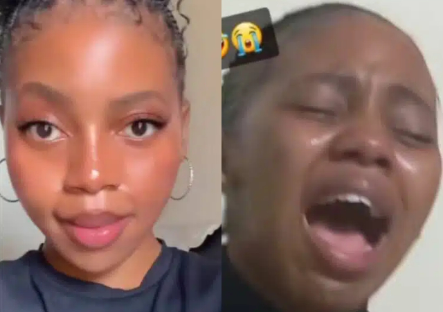 Lady cries bitterly as she gets dumped again after giving love a second chance