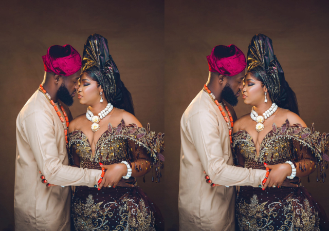 Ekene Umenwa & Husband Mark One year Anniversary Of Traditional Wedding