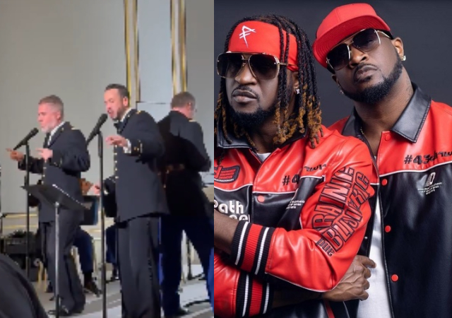 French band performs P-Square's 'Testimony' at state dinner to honour Tinubu