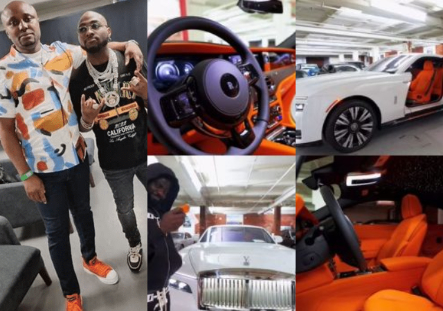 “My own oga get levels” – Israel DMW takes a jab at Wizkid FC as he admires Davido's electric Rolls-Royce Spectre