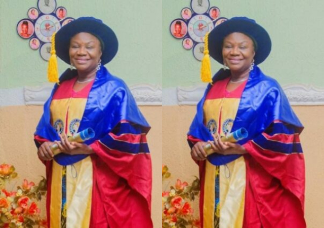 Nigerian veteran actress Joke Muyiwa celebrates PhD, professorial promotion