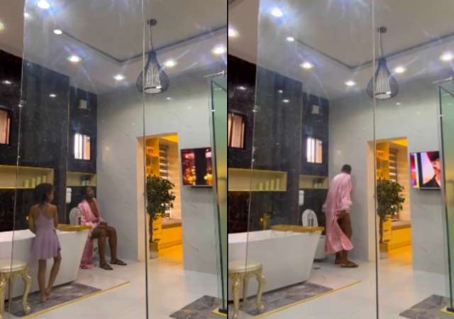 BBNaija Ka3na Breaks the Internet with Video of Her Using the Toilet in Presence of Daughter