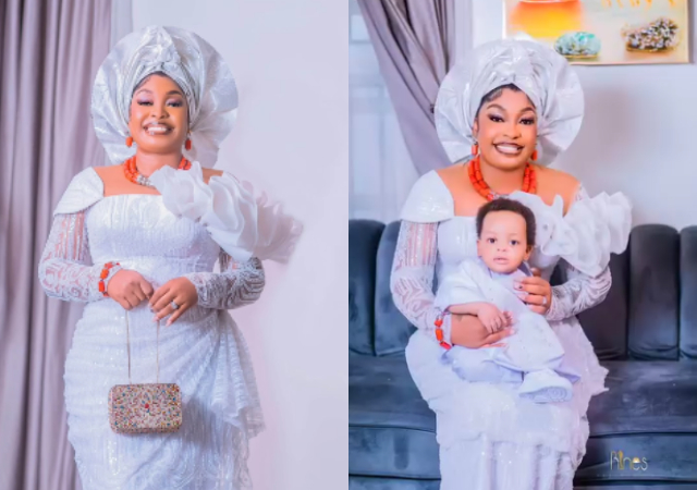 Actress Nuella Njubigbo Dedicates Her Son, Giovanni To God 