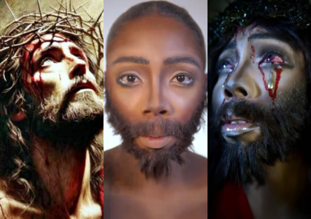 “U really get talent" - Nigerian lady transforms face into Jesus Christ with makeup, video goes viral