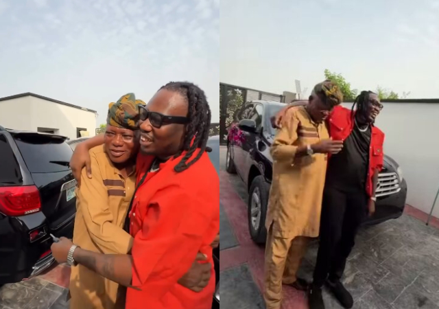 Nigerian Singer Qdot Gifts His Dad A Car