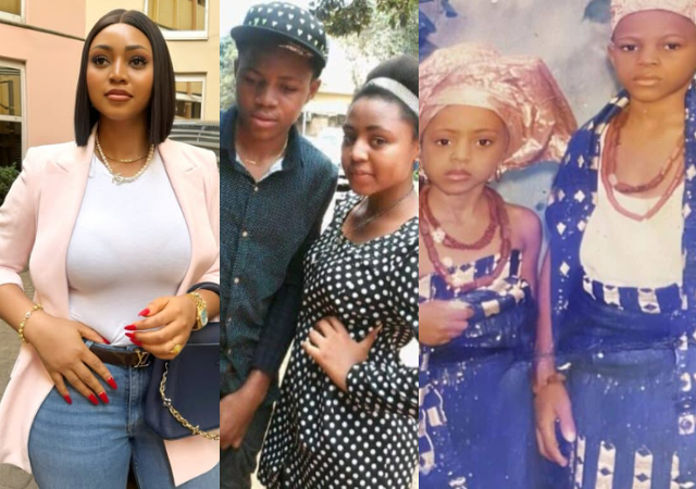 Actress Regina Daniels celebrates brother with throwback photos