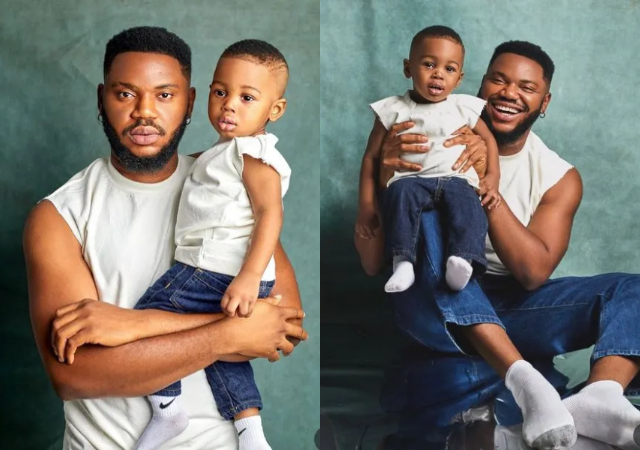 Actor Somadina Adinma celebrates son as he clocks 1