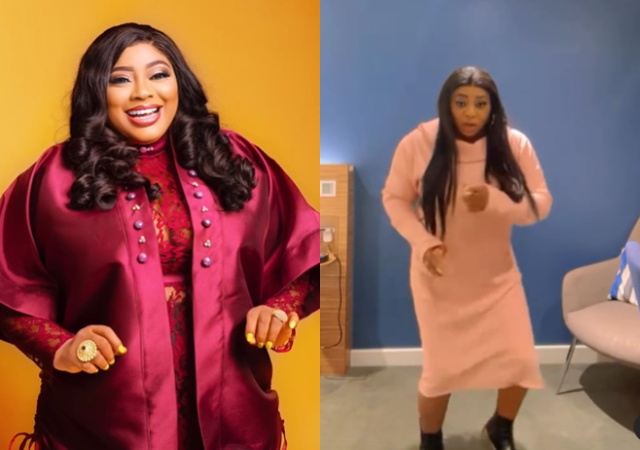 Actress Ayo Adesanya showcases her dancing skills