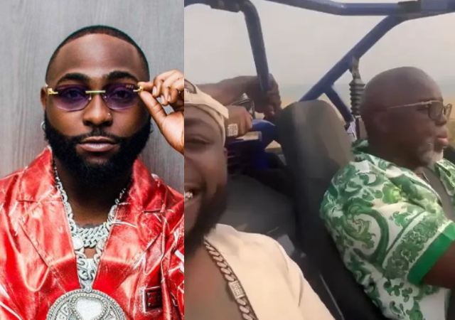 Davido hangs out with former NFF boss Amaju Pinnick years after public fallout