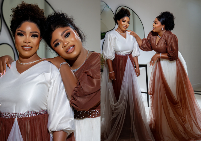 Actress Eniola Ajao shares stunning photos of she & her twin sister, pens heartfelt note