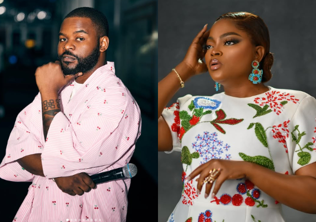 "If you win any money make I bend" - Falz challenges Funke Akindele as she participates in Yoruba Quiz