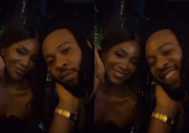 Singer Flavour Shares Adorable Video Of Him & Actress Genevieve Nnaji