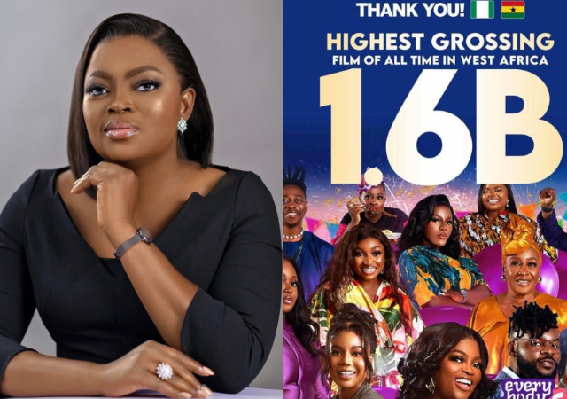 Actress Funke Akindele over the moon as new movie rakes in N1.6 billion in cinemas