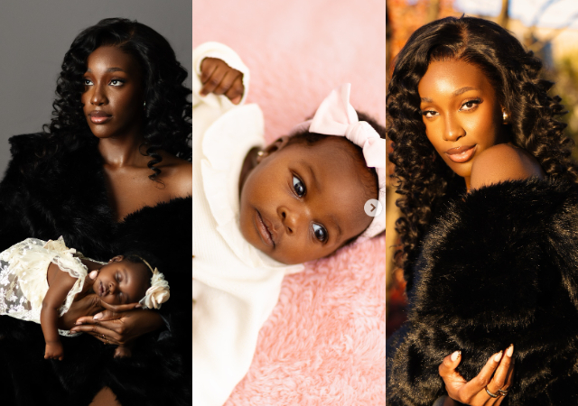 Ivy Ifeoma shares stunning photos with daughter