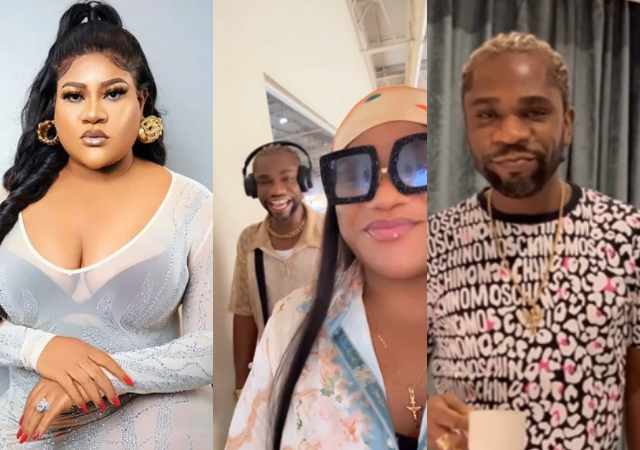 Actress NKECHI BLESSING responded when he grabbed Speed ​​Darlington and looked at her back at the airport