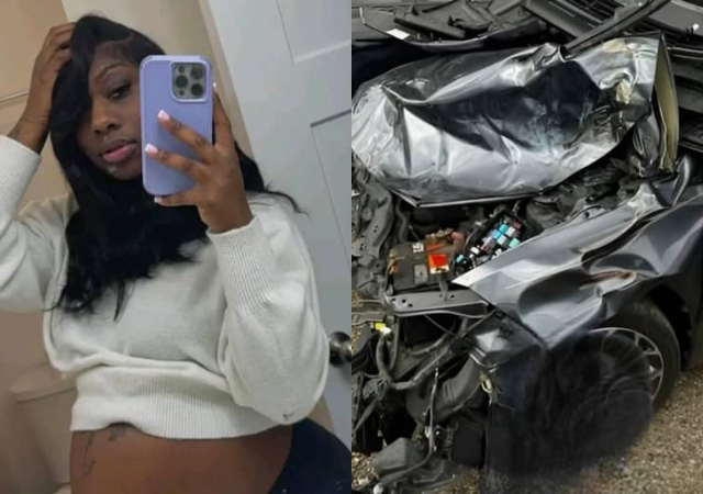 Pregnant woman & unborn baby tragically d!es in car crash while heading to hospital to give birth