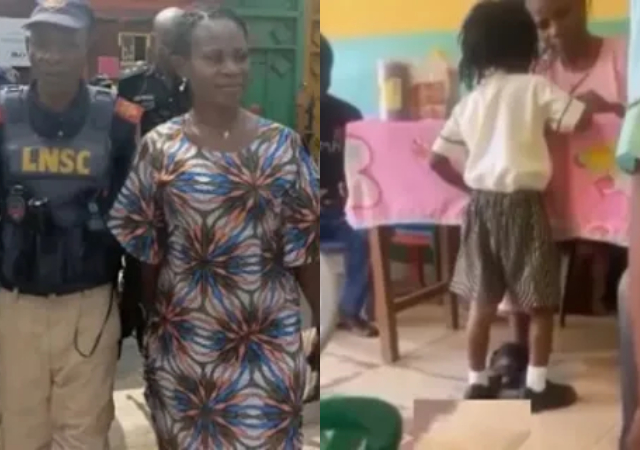 School suspends teacher filmed assaulting three-year-old pupil