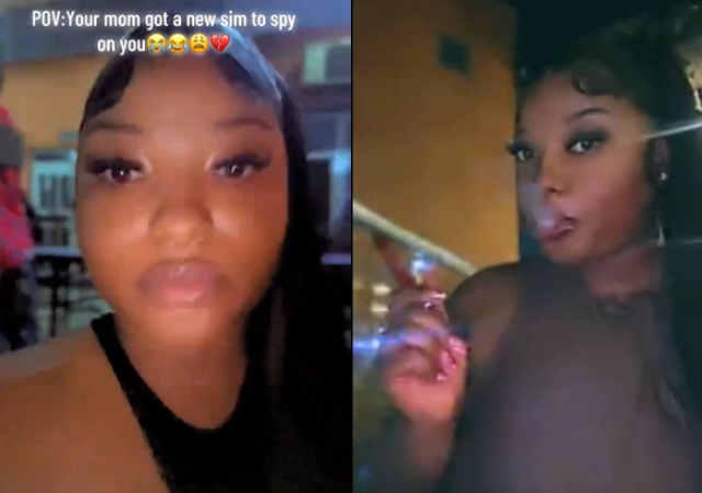 Nigerian lady seeks for help as mother monitors her WhatsApp status, finds her smoking at a night club