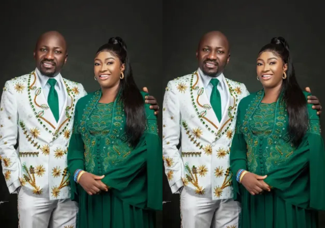 Apostle Johnson Suleman celebrates wife's birthday with heartfelt note

