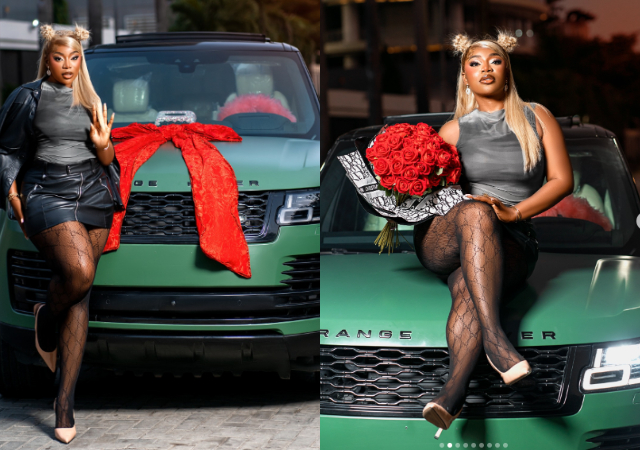 Ashmusy adds new wheel to her garage as she acquires new range rover